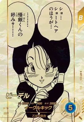 ドラゴンボールスーパーダイバーズ APT-024 ビーデル R★のカード画像