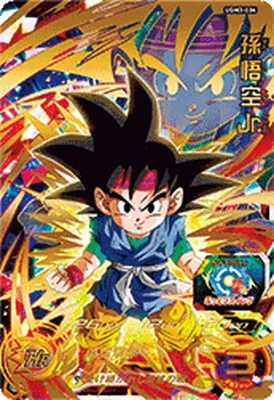 ドラゴンボールヒーローズ UGM3-034 孫悟空Ｊｒ．のカード画像